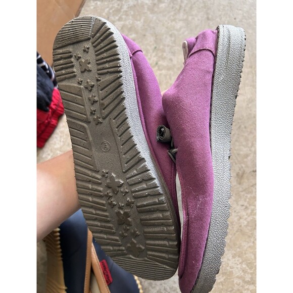Simply Southern Purple Jeep Slip On Flat ‘hey Dude’ Style Loafer Shoes Womens 9 - Picture 6 of 6